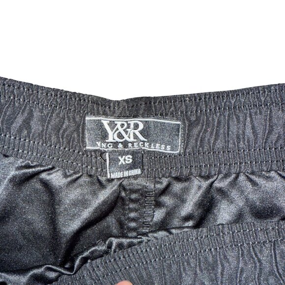 Y&R Yng & Reckless XS Black & Yellow Athletic Shorts - Picture 4 of 5